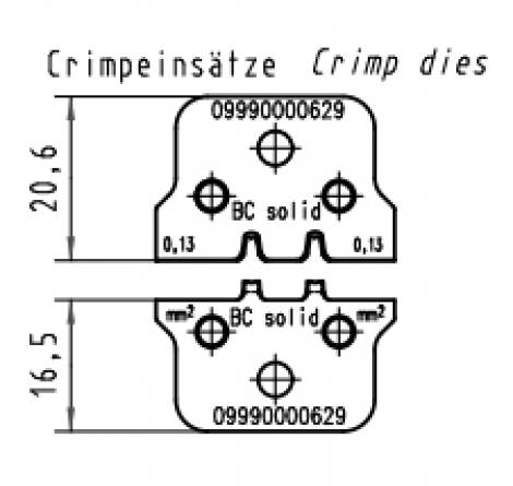 09990000629 | HARTING | инструмент вставка