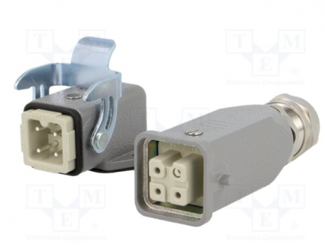 10200030003 | HARTING | Комплект накладного соединителя Han3A