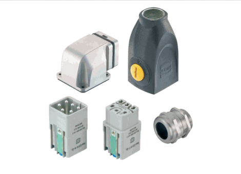 10220030004 | HARTING | Han-Yellock 10 kit, 5+PE QL, angled