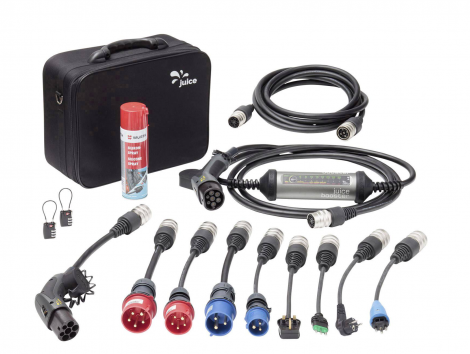 Зарядная станция для электромобилей | Juice | Booster 2 Master Traveler Set Type 2 Mode 2 32 A 22 кВт