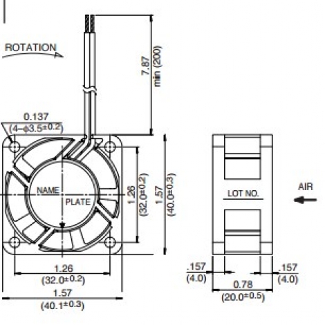 1608KL-05W-B69 | NMB | Вентилятор