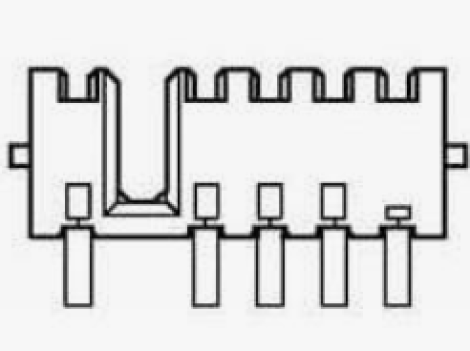 1612504-1 | 2CONN RCPT 5POS 2.50MM R/A SLDR | TE Connectivity | Разъем