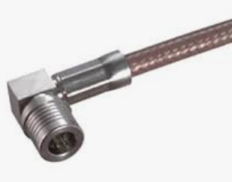 16_QMA-50-3-1/133_NE | HUBER+SUHNER | ВЧ коаксиальный разъём QMA, угловой штекер, 50 Ω