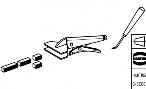 17990000095 | HARTING | har-bus HM. Tool kit shroud removal