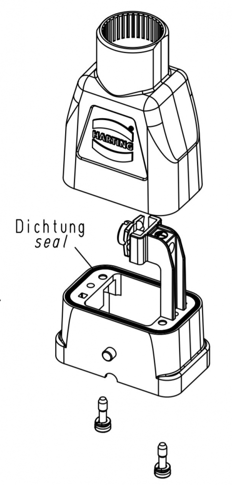 19120080412 Разъем питания Han Compact-gg-M25-EMC