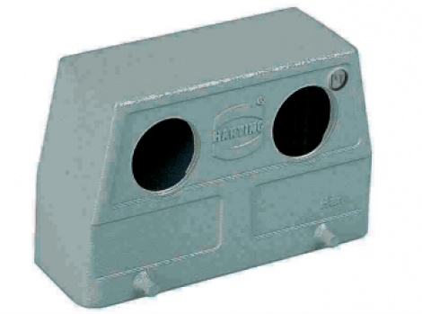19300160666 | HARTING | Han B кожух угл. 2x M25