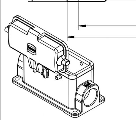 19300161226 | HARTING | кожух блочный, боковой ввод М25