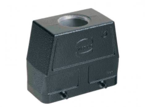 19307160426  | HARTING | Han B Hood Top Entry HC 4 Pegs M25 black