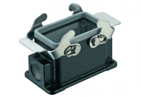 19370101270 | HARTING | накладной блоч. кожух Han 10M 2xM20 две