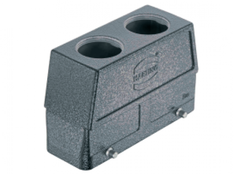 19370240466 | HARTING | Han 24M Hood Top Entry 2xM25