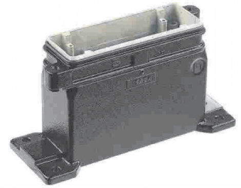 19400101271 | HARTING | Han 10HPR Base Pane 2xM25 Screw lock