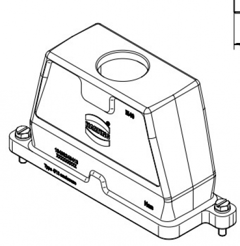 19400240413 | HARTING | Han 24 HPR кожух каб.пр M40