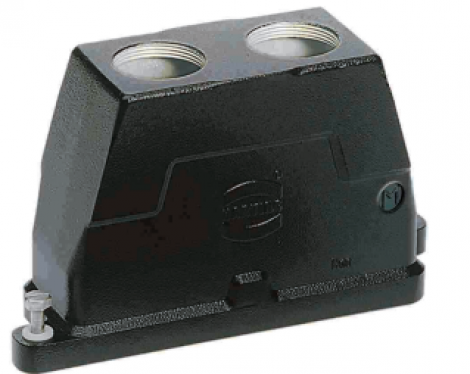 19400240431 | HARTING | Прямой кожух Han 24HPR 2x M25