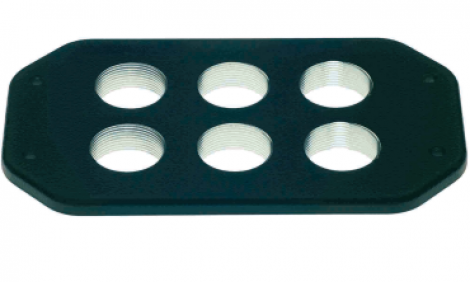 19400489822 | HARTING | Han 48HPR cover angled housing 6XM32