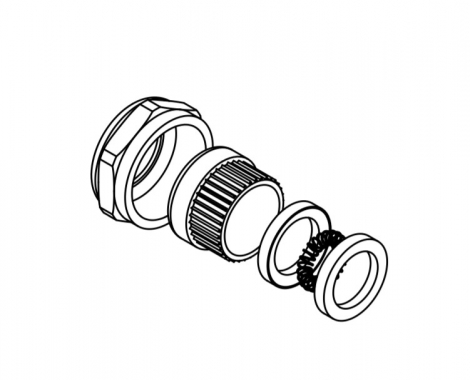 19620005058 Разъем Cable Sealing EMC M25 x 1,5 Han 8/0