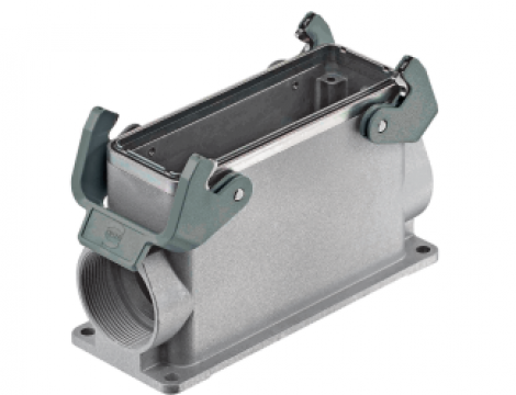 19628240273 | HARTING | накладной блоч. кожух Han EMC 2xM40 две