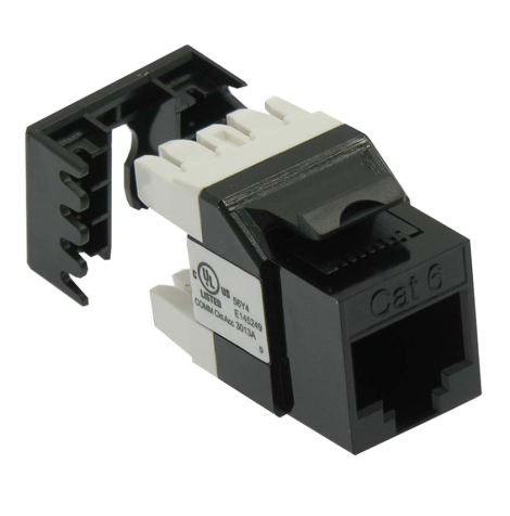 CM-101709BKBSTK | CableMAX | Cat.6 RJ45 110 Type Shielded Key