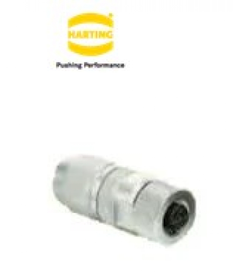 21032812405 розетка Harax M12 L4 F D-code