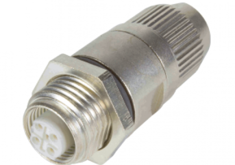 21033412425 | HARTING | PFT M12 shielded Harax B-cod.Female