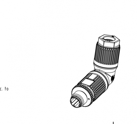 21038823405 | HARTING | вилка M12 угл, обжим., 4-полюс.,D-код