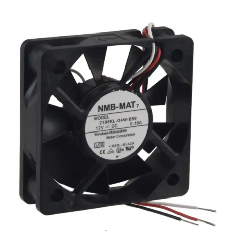 2106KL-04W-B30-L00
FAN AXIAL 52X15MM 12VDC WIRE | NMB | Вентилятор