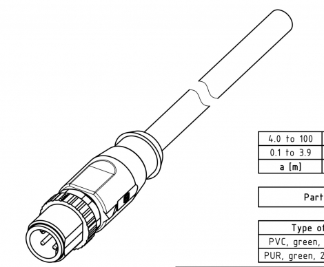21349200477015 M12 Cable Assembly D-cod st/- m/- 1,5m