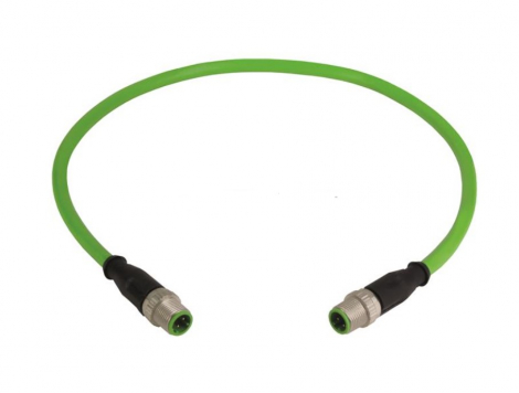 21349292477100 | HARTING | M12 Cable Assembly D-cod st/st m/m 10,0m