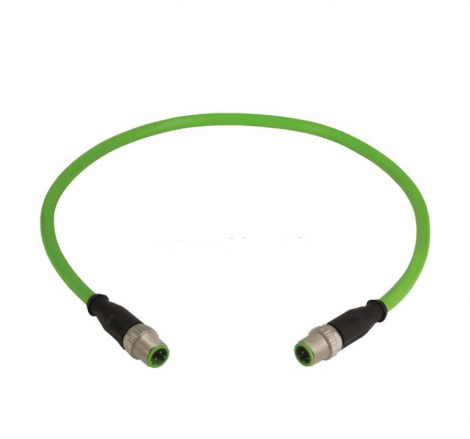 21349292477075 | HARTING | M12 Cable Assembly D-cod st/st m/m 7,5m