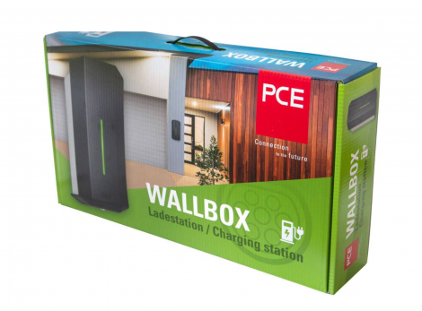 Зарядная станция | PCE | eMobility Тип 2 Режим 3 32 A 22 кВт RFID, Переключатель с ключом