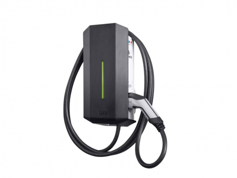 Зарядная станция для электромобилей | PCE | PC Electric, тип 2, режим 3, 32 A, 22 кВт, RFID, переключатель с ключом
