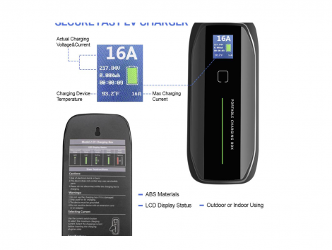 Станция зарядки электромобилей | Besen | Mobile Type 2 Mode 2 16 A 3,6 кВт