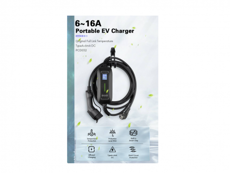 Станция зарядки электромобилей | Besen | Mobile Type 2 Mode 2 16 A 3,6 кВт