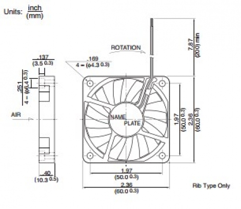 2406GL-04W-B59 | NMB | Вентилятор