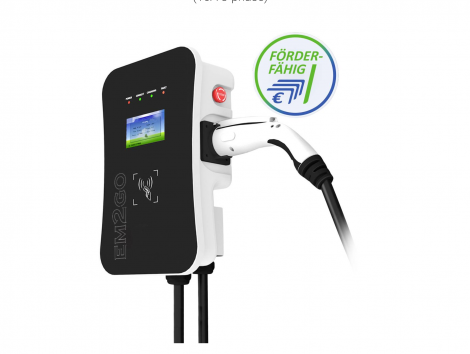 EM011AC1OCPP | EM2GO | Зарядная станция eMobility Type 2 16 A 11 кВт RFID
