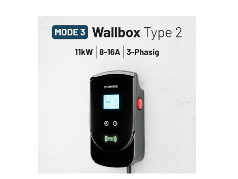 Зарядная станция | Absina | eMobility Type 2 Mode 3 16 A 11 кВт RFID