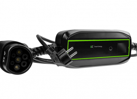 EV PowerCable | Green Cell | Мобильная зарядная станция Тип 2 3,6 кВт