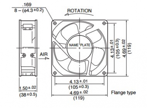 4715MS-12T-B5A | NMB | Вентилятор