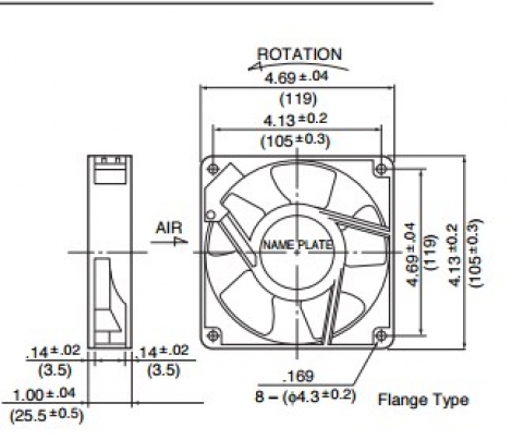 4715PS-20T-B30 | NMB | Вентилятор