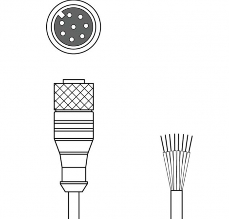 KD S-M12-8A-P1-050 | Leuze Electronic | Кабель (арт. 50135128)