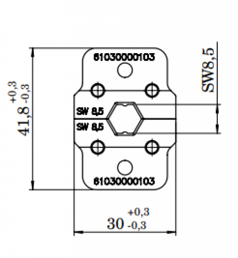 61030000103 | HARTING | INDUCOM обжим.инструмент 8.5 мм