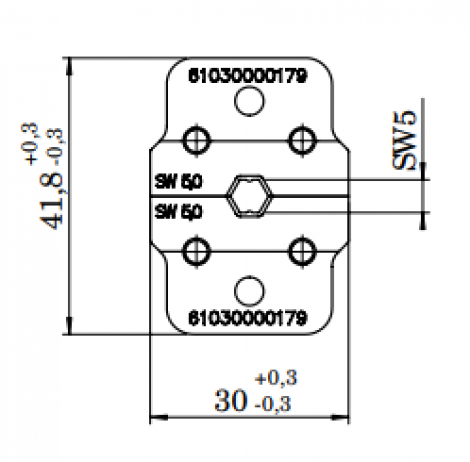 61030000179 | HARTING | INDUCOM - Crimp tool Insert 5.0 mm