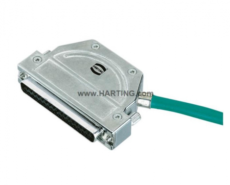 61030010013 | HARTING | InduCom 9p S40°-entry kn-screw 4-40