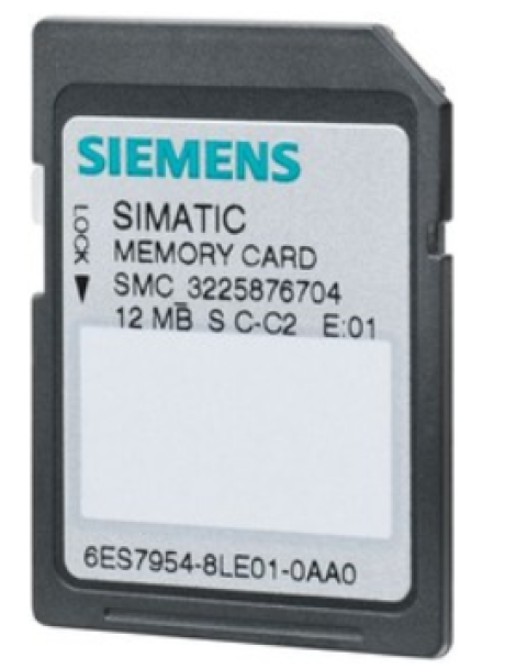 6ES7954-8LE03-0AA0 | Siemens | Kарта памяти для S7-1x00 CPU/SINAMICS, 3, 3 В флэш, 12 МБ