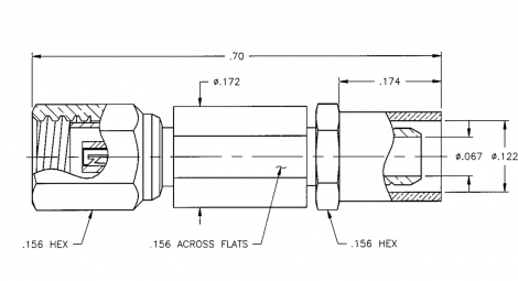 7002-1572-003 | Radiall | Коаксиальный разъем