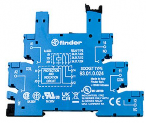 93010024 | FINDER | Розетка (арт. 93.01.0.024)