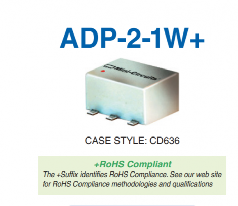 ADP-2-1W+ | Mini Circuits | Сплиттер