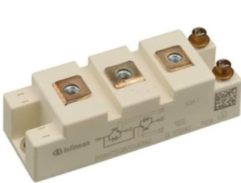 BSM75GB120DN2HOSA1 | Infineon | Силовой IGBT модуль, полумостовой, 1200В, 105А