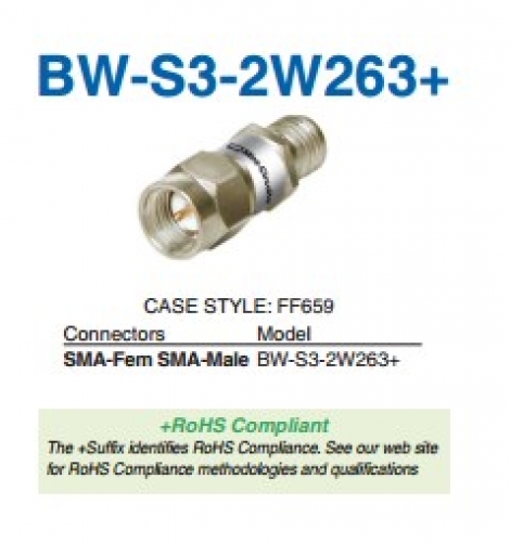 BW-S3-2W263+ | Mini Circuits | Aттенюатор