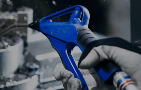 C19958B6040 | CEJN | 4 m polyurethane spiral hose blue, inner diameter 6.5 mm 60 °C