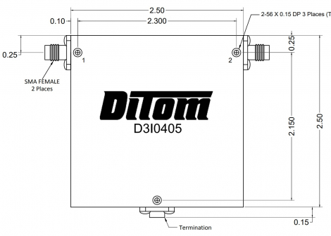 DMI5011 | DiTom Microwave | Изолятор
